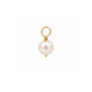 14K Yellow Gold 7.5mm Freshwater Pearl Pendant / Charm / Enhancer